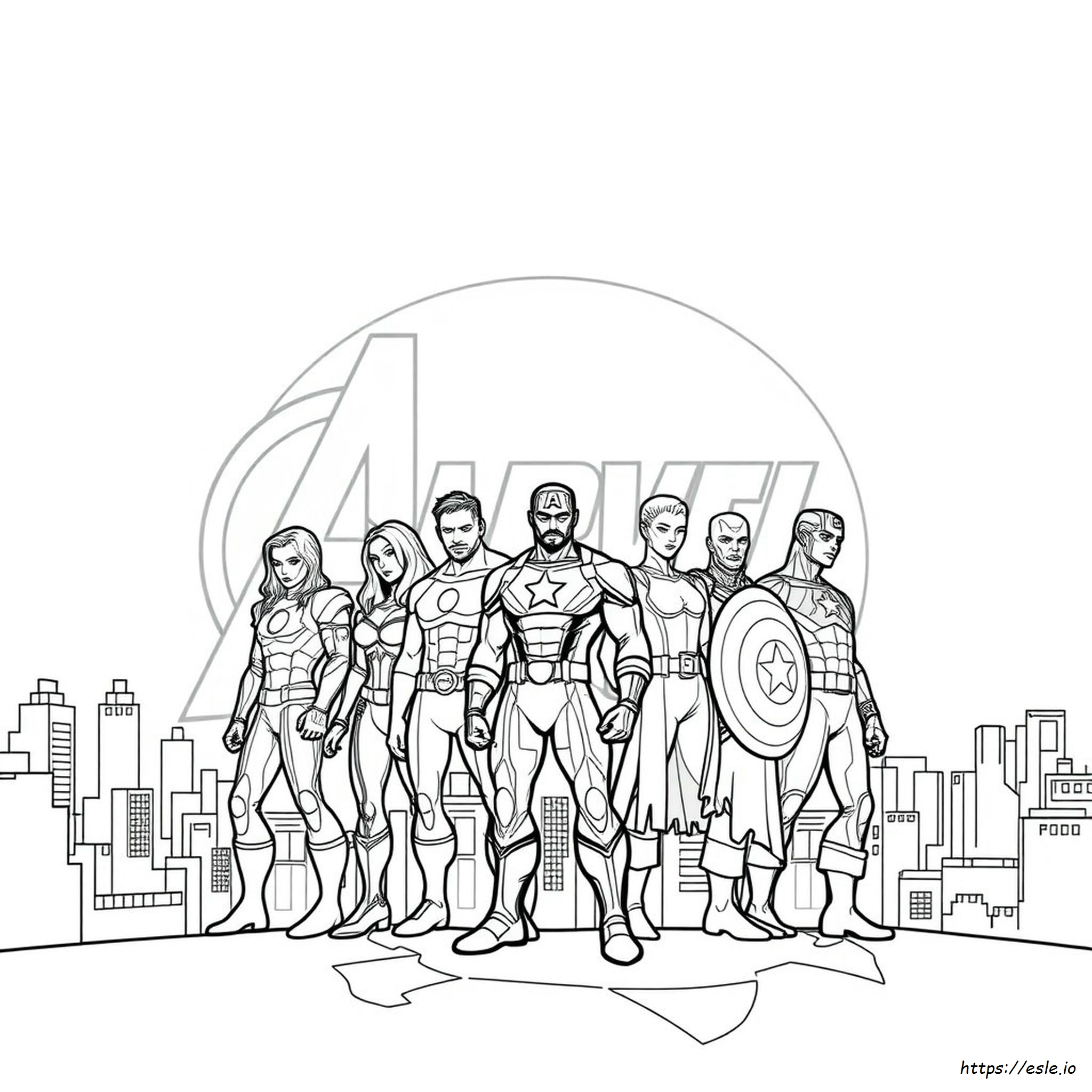 Avengers Marvel Coloring Pages