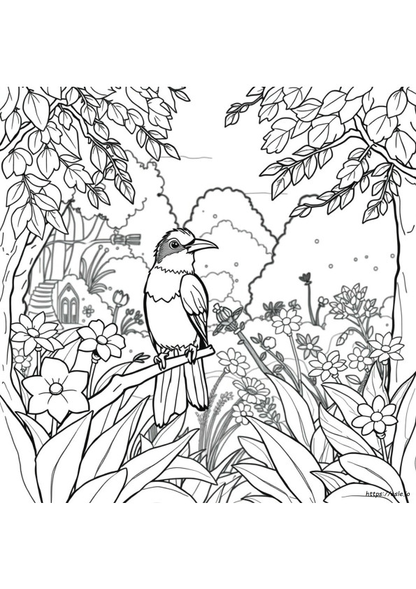 Opila Bird Garten Of Banban Coloring Pages