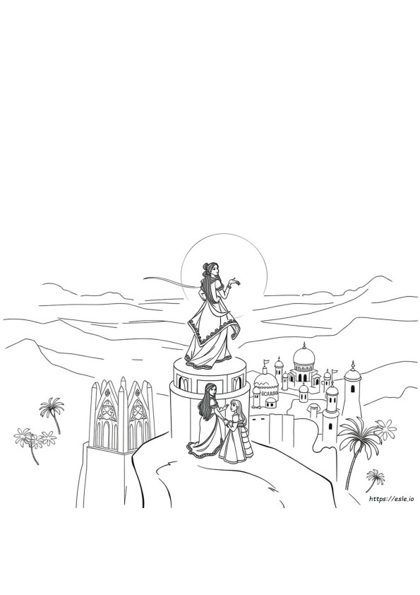 Elena Of Avalor Coloring Pages Free