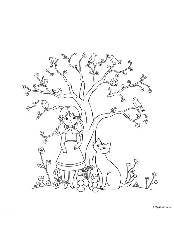 Hilda Para Colorear