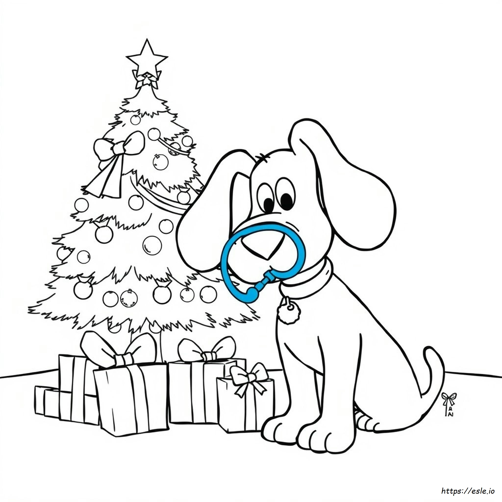 Blues Clues Christmas Coloring Pages