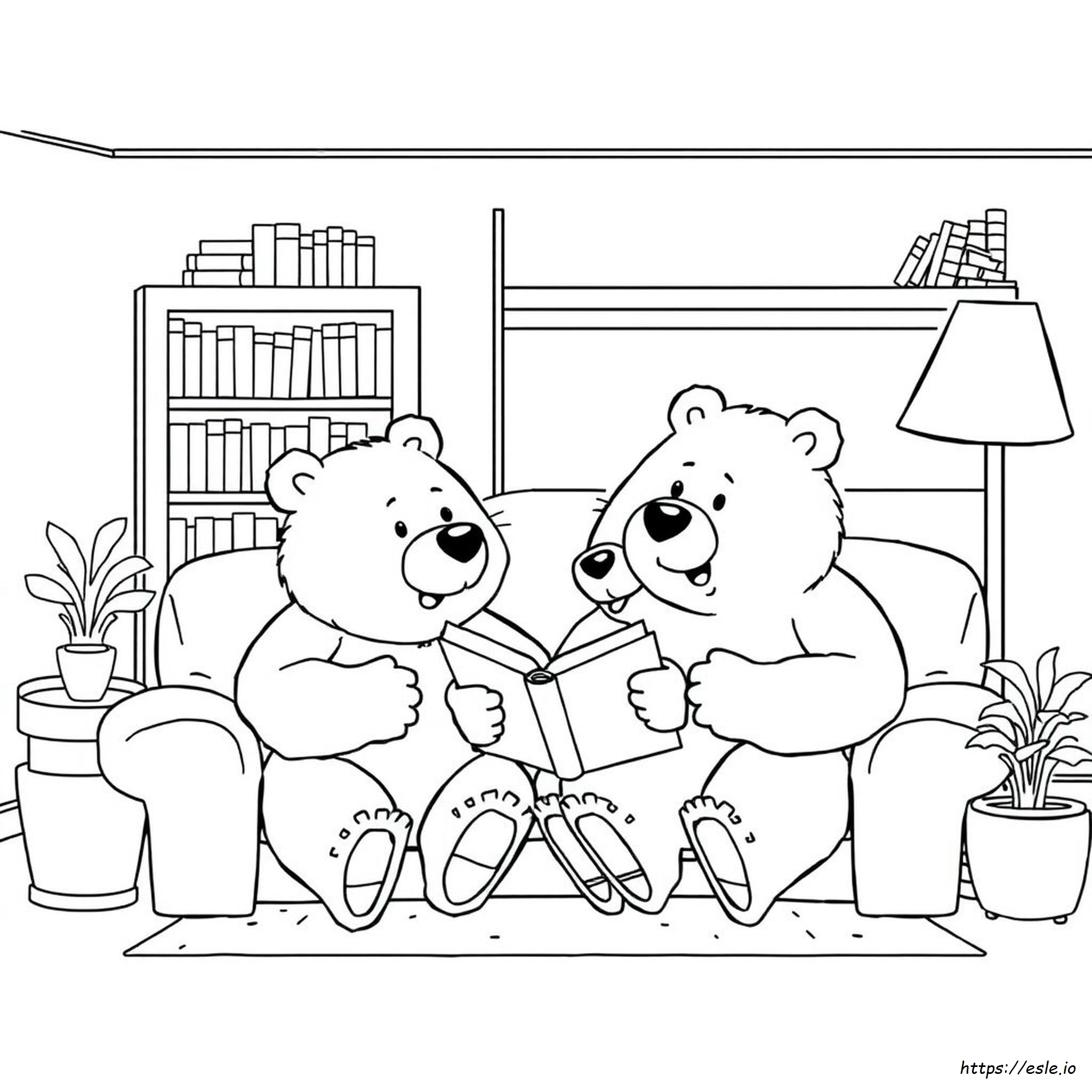 Disegni Da Colorare Da Stampare Gratuiti Degli Orsi Berenstain