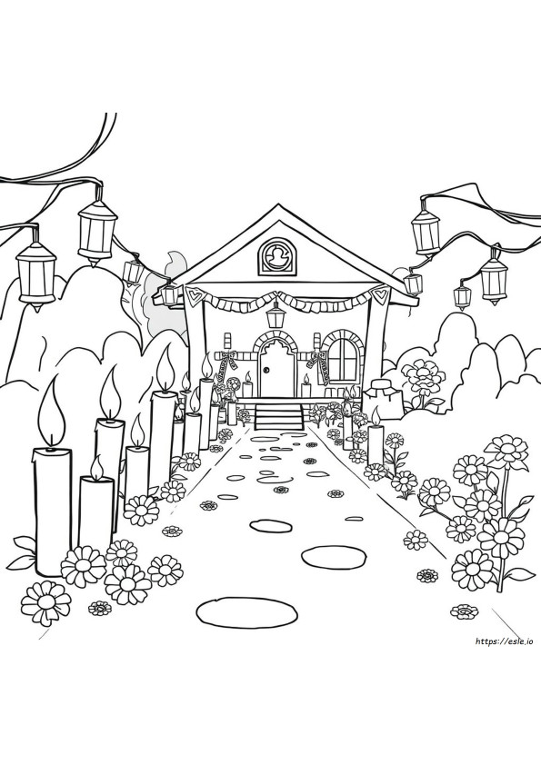 Los Posadas Coloring Page