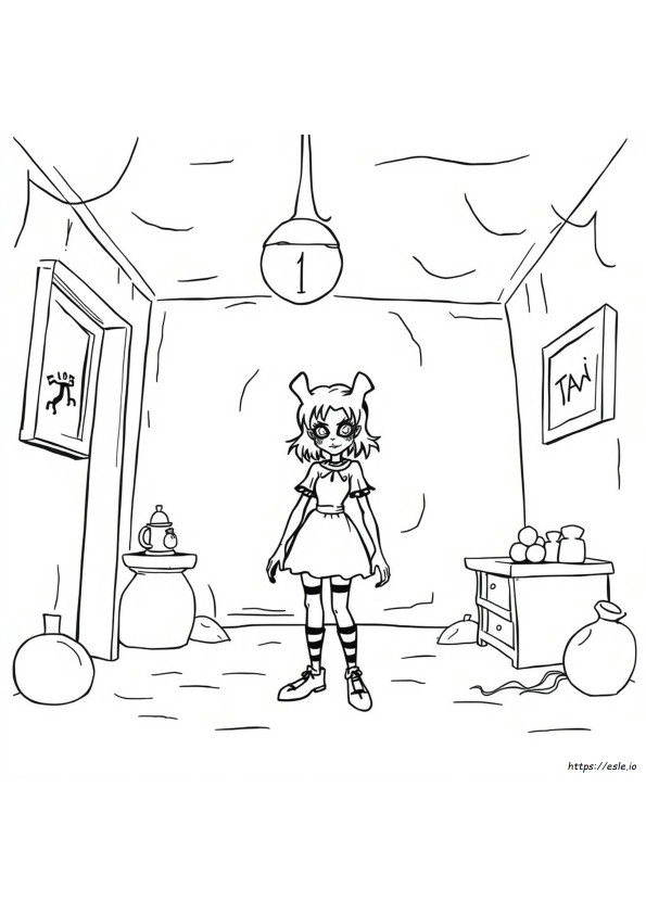 Twisted Bonnie Disegni Da Colorare