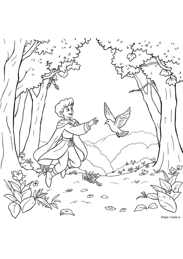 Prince Charming Coloring Page