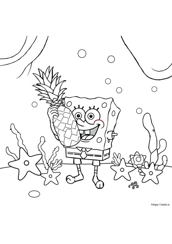 Coloring Pages Bob Esponja Para Dibujar