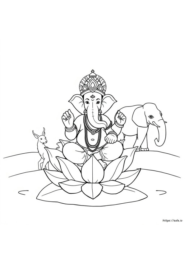Ganesha Coloring