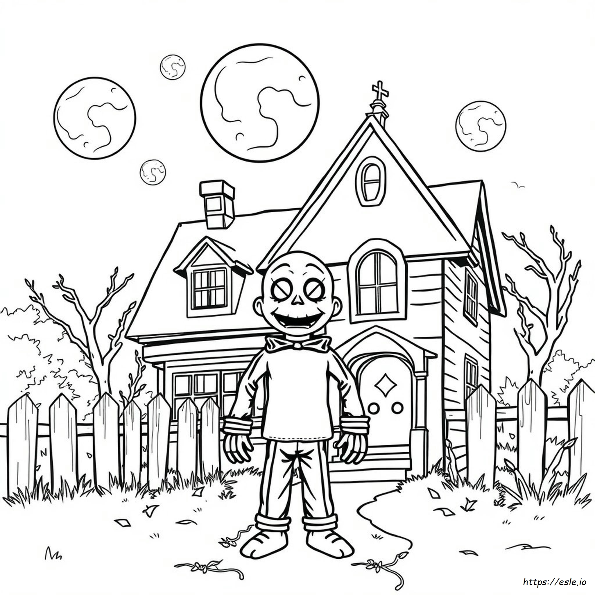 Dummy Goosebumps Slappy Coloring Pages