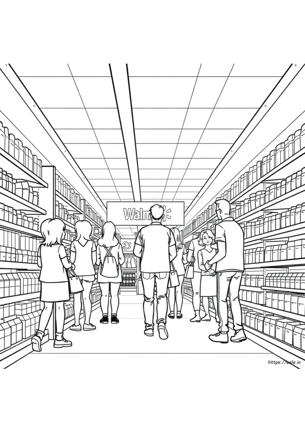 People Of Walmart Coloring Pages