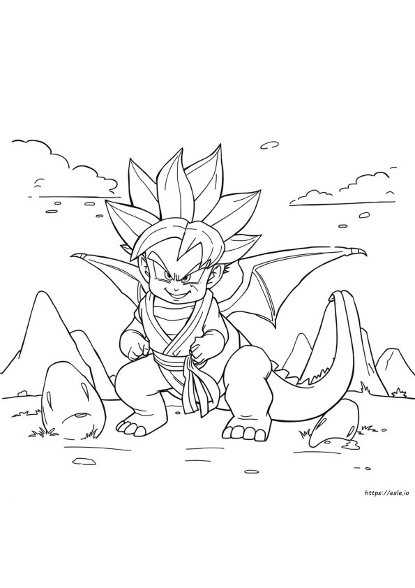 Coloring Pages Dragon Ball Para Colorir