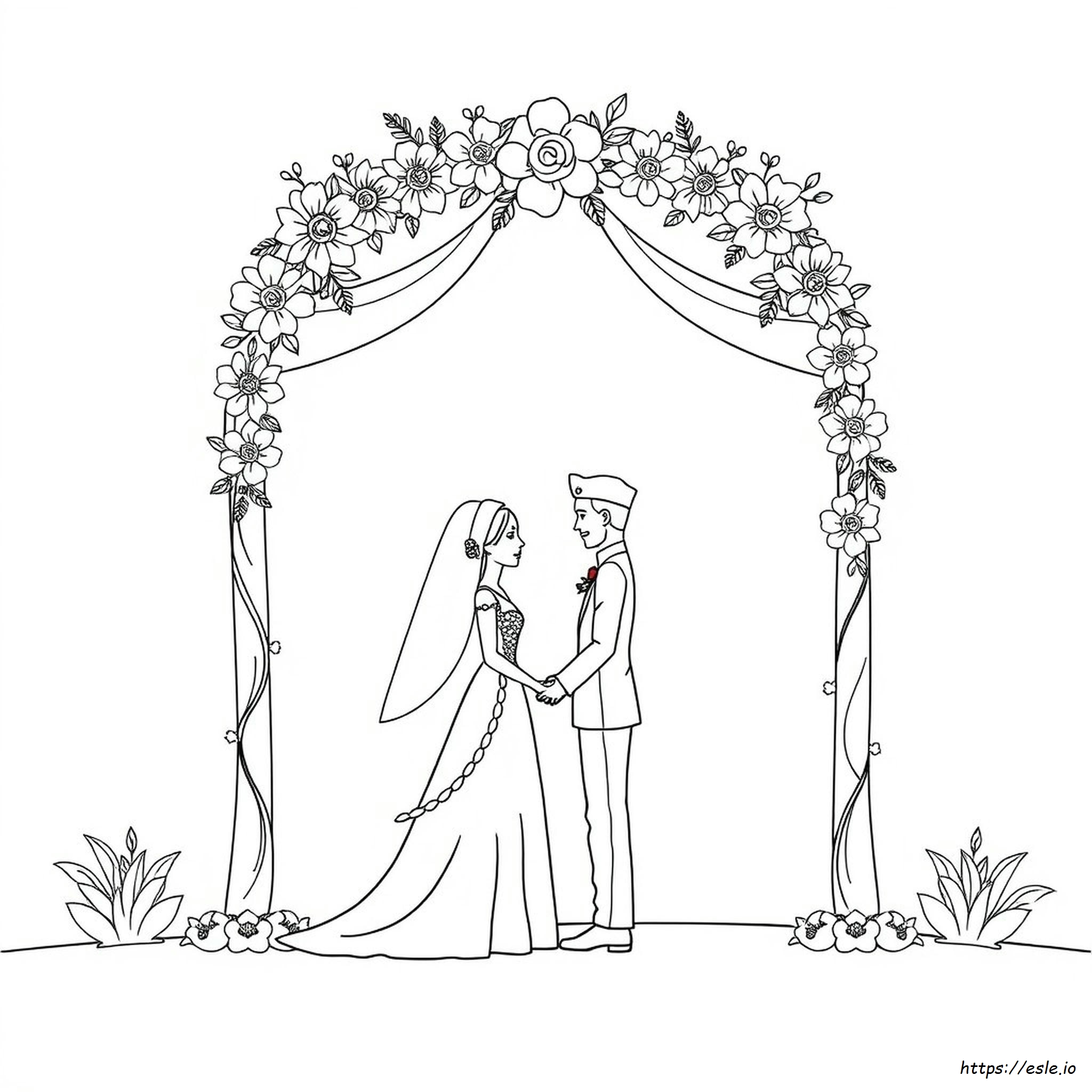 Colouring Pages For Wedding