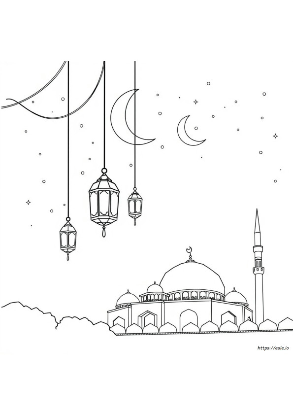 Obrazki Do Kolorowania Na Eid