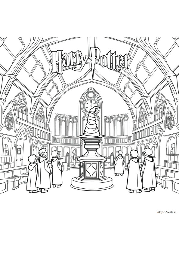 Harry Potter Colouring In Sheets