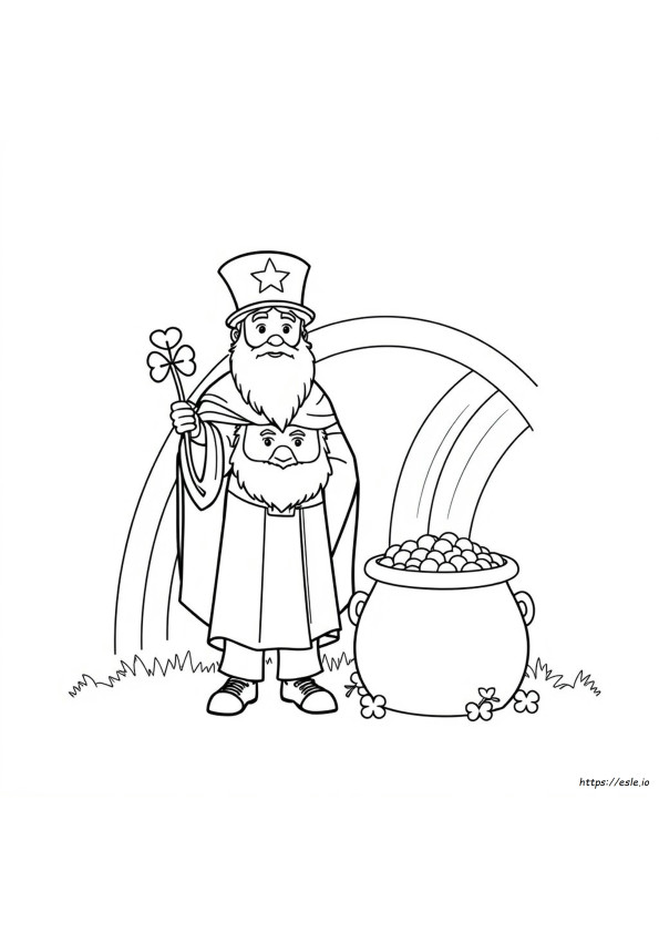 Páginas Para Colorear De San Patricio Imprimible