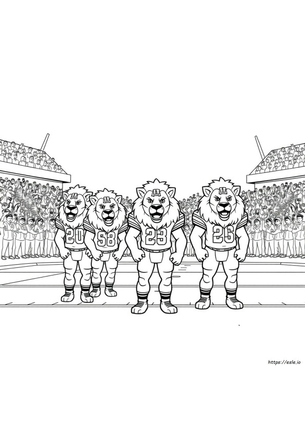 Detroit Lions Kleurboek