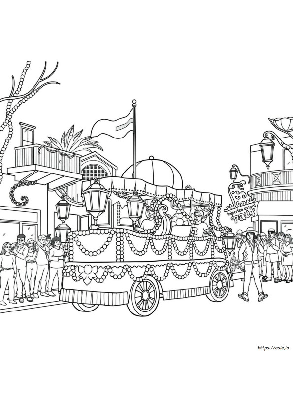 Mardi Gras Coloring Pages For Adults