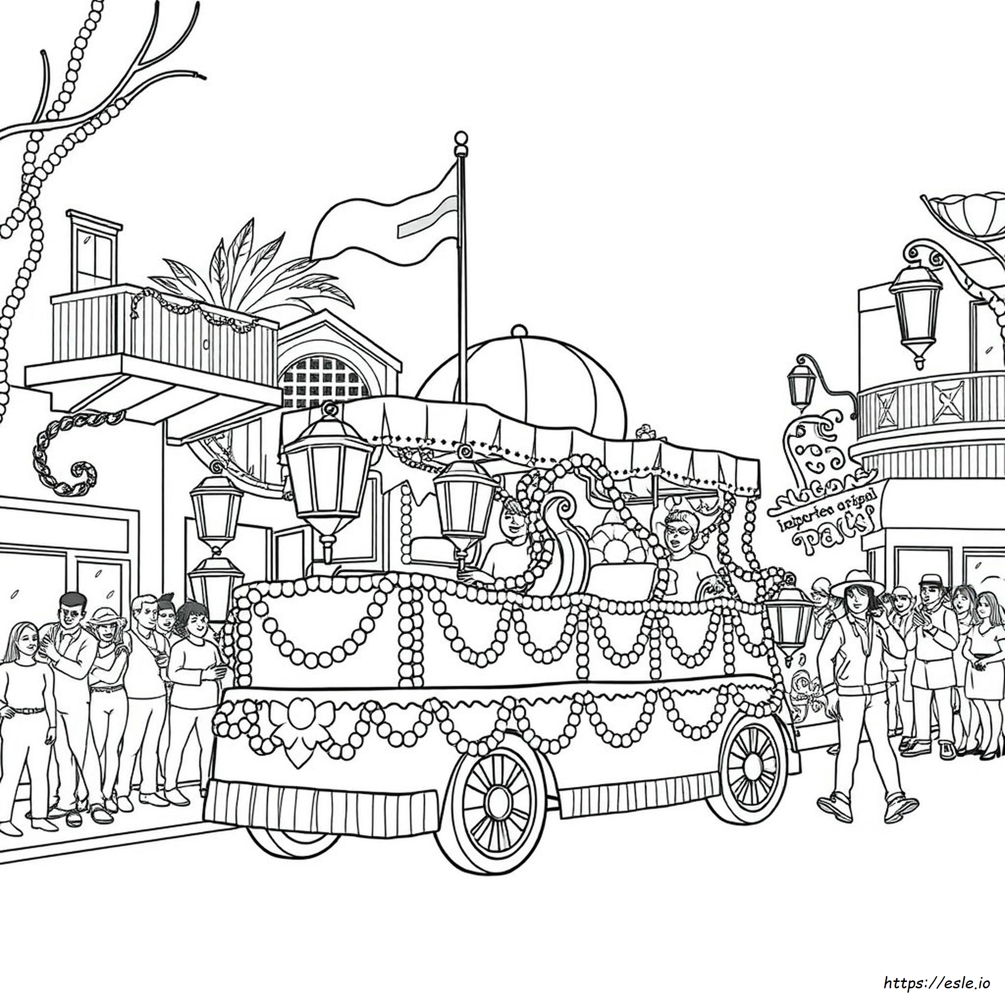 Mardi Gras Coloring Pages For Adults