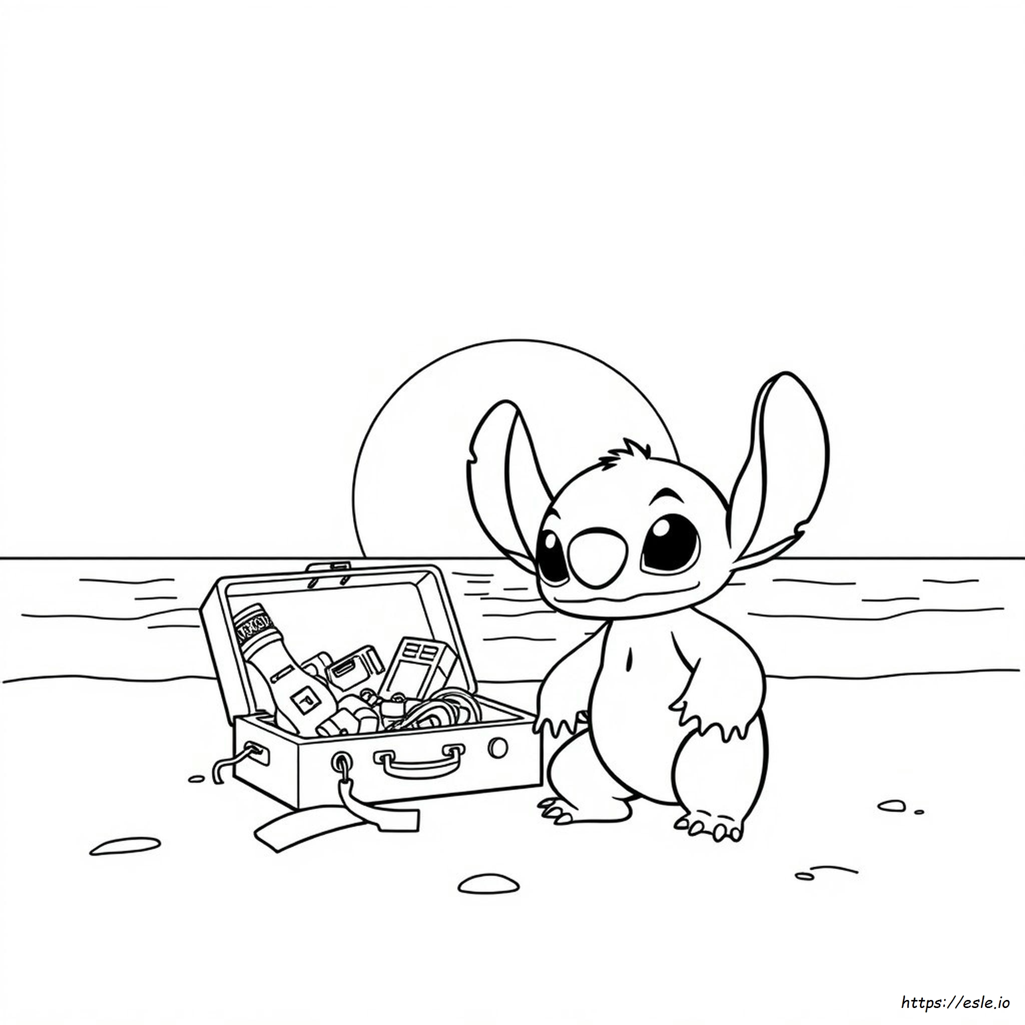 Stitch Para Colorear