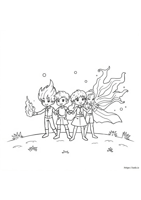 Desenhos Elementais Para Colorir Para Imprimir