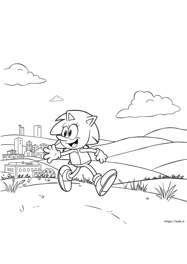 Sonic Coloring Book Pages