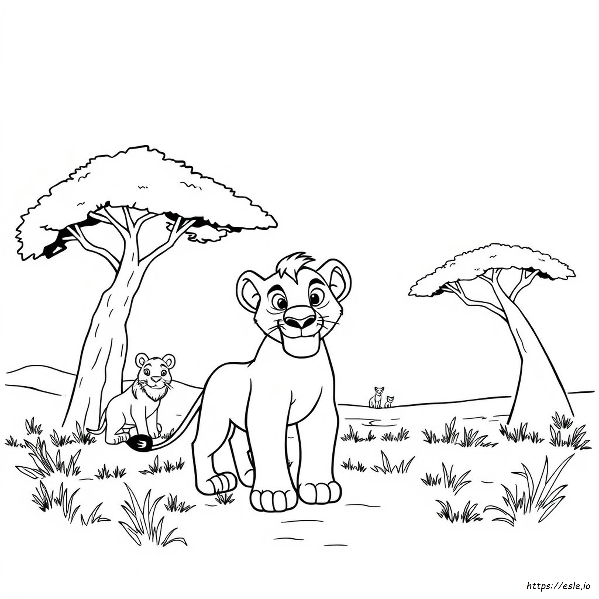 Lion King Coloring Pages Kovu
