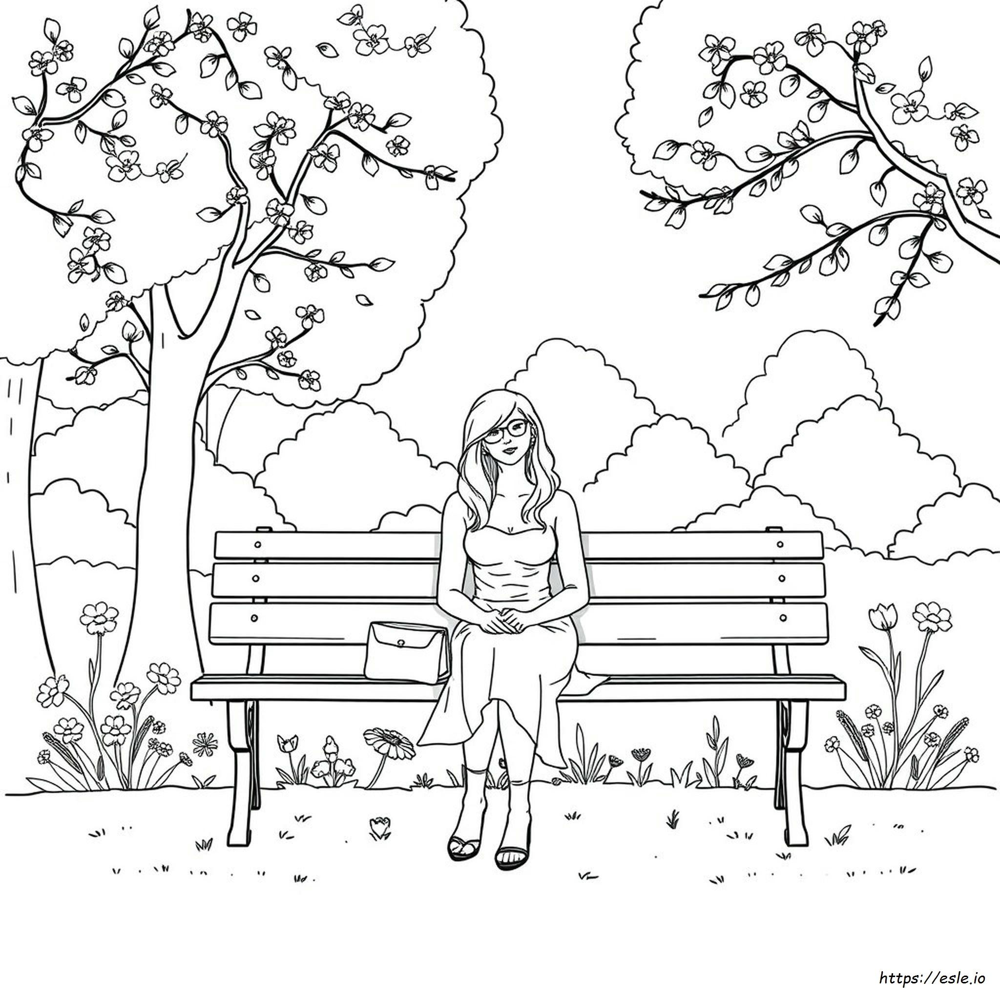 Frau Ausmalbilder