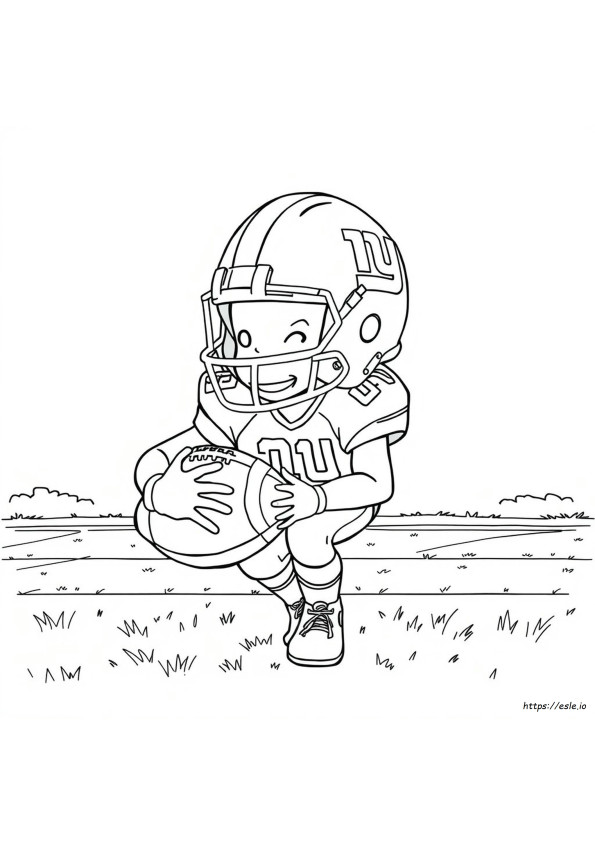 Giants Football Helmet Coloring Page