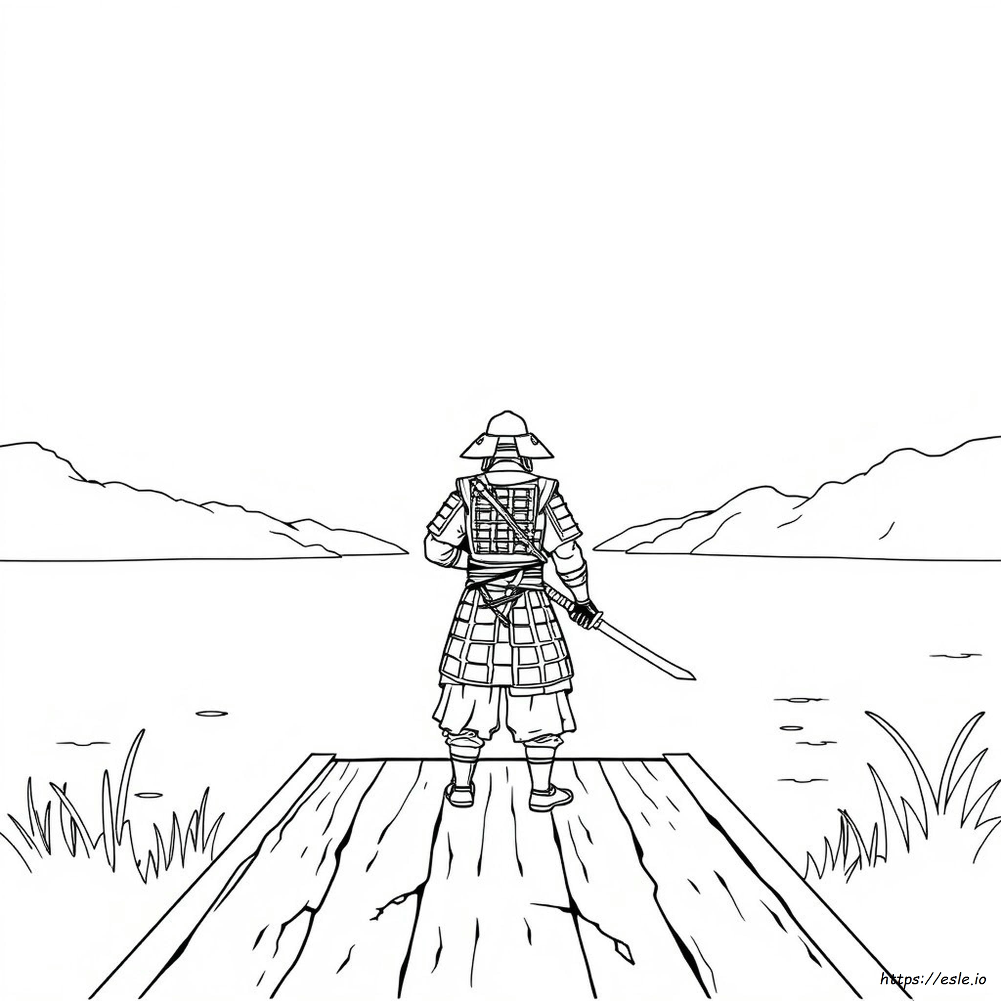 Coloriages De Samouraïs À Imprimer