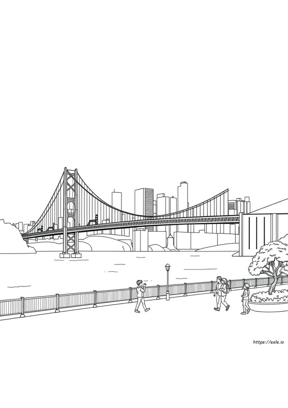 San Francisco Coloring Pages