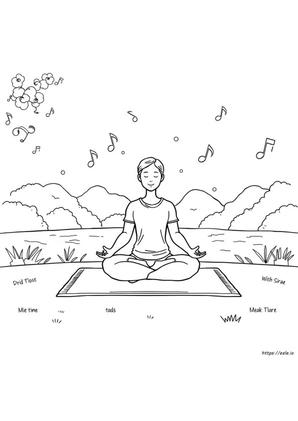 Mindfulness Colouring Music