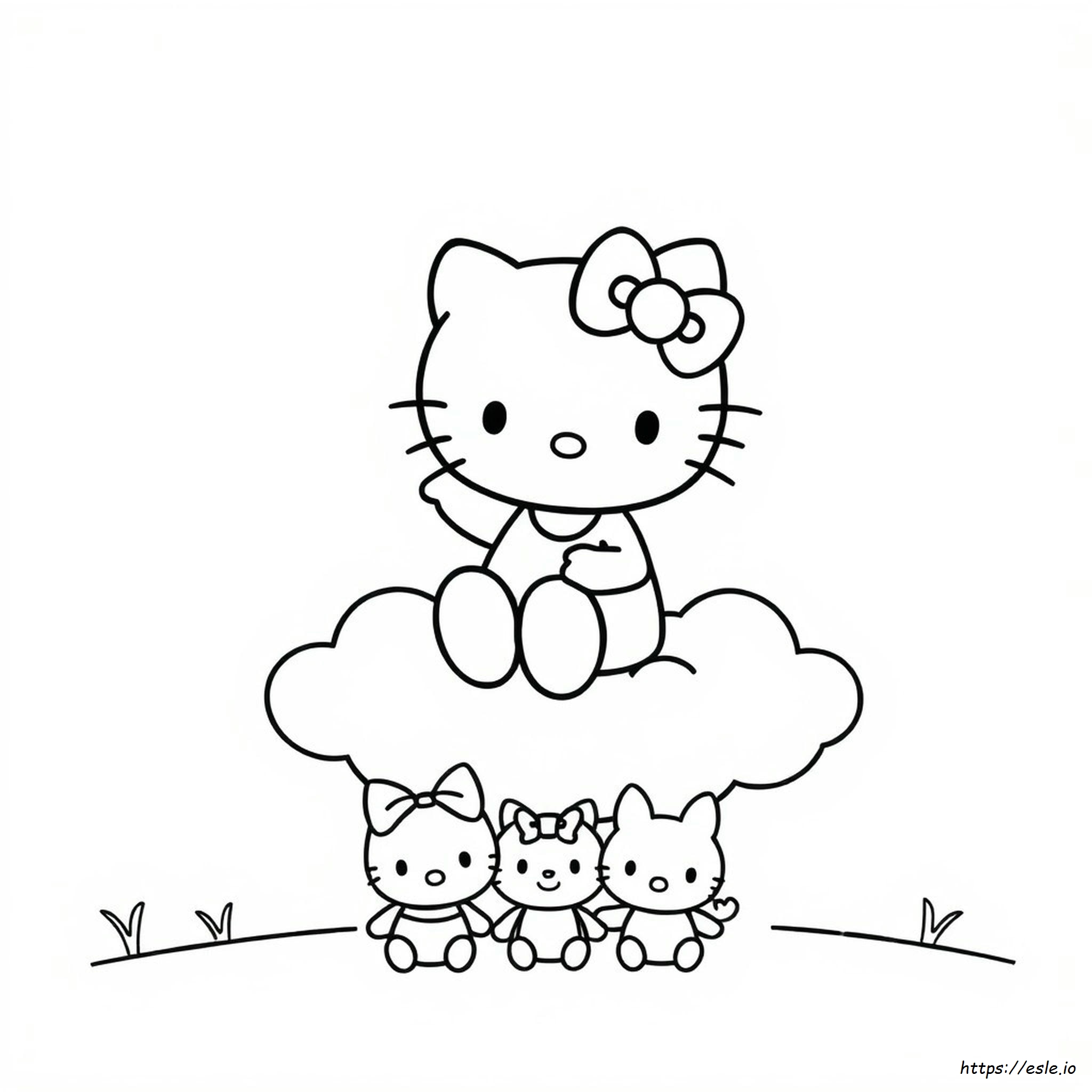Livre De Coloriage Hello Kitty Et Ses Amis