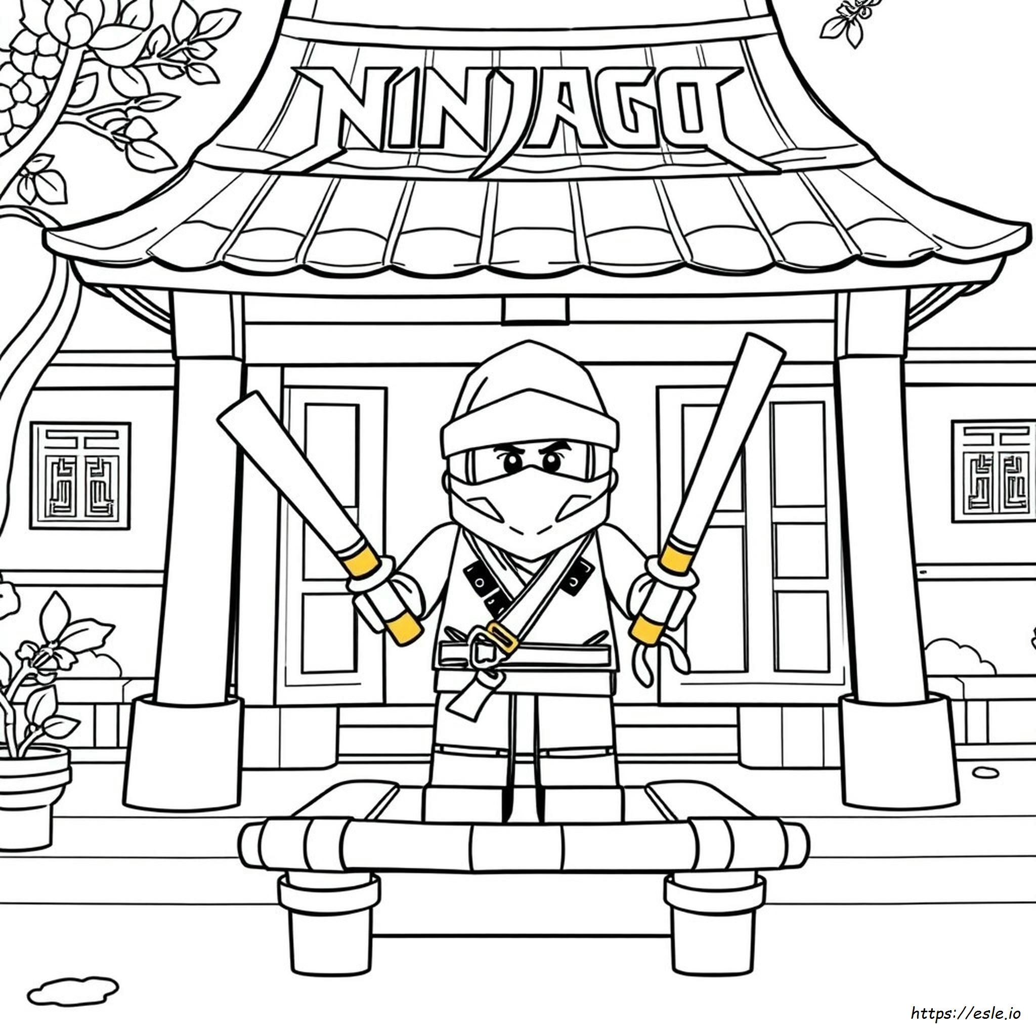 Lego Ninjago Movie Coloring Pages Lloyd