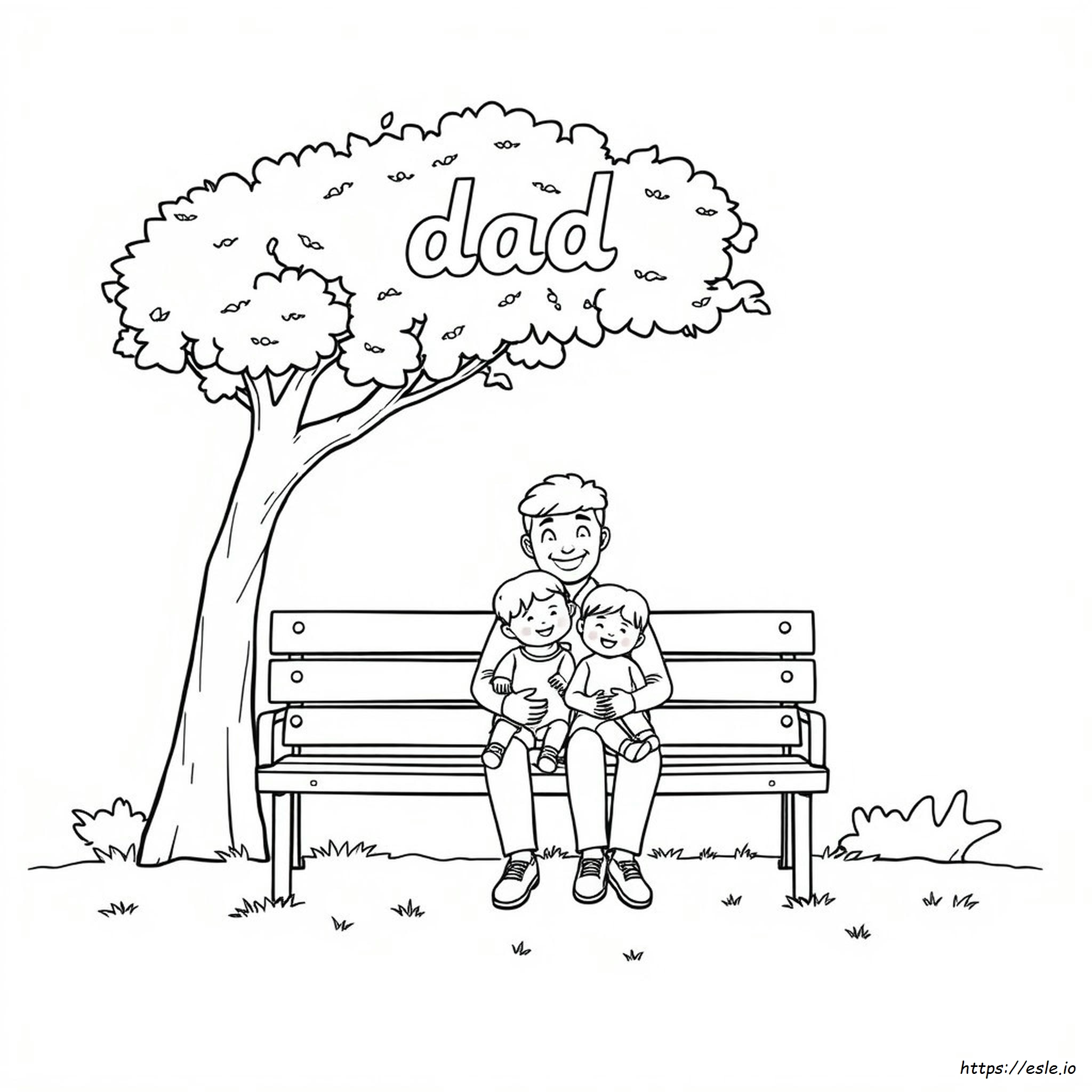 Daddy Father Coloring