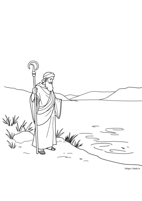 Naaman Coloring Page Printable