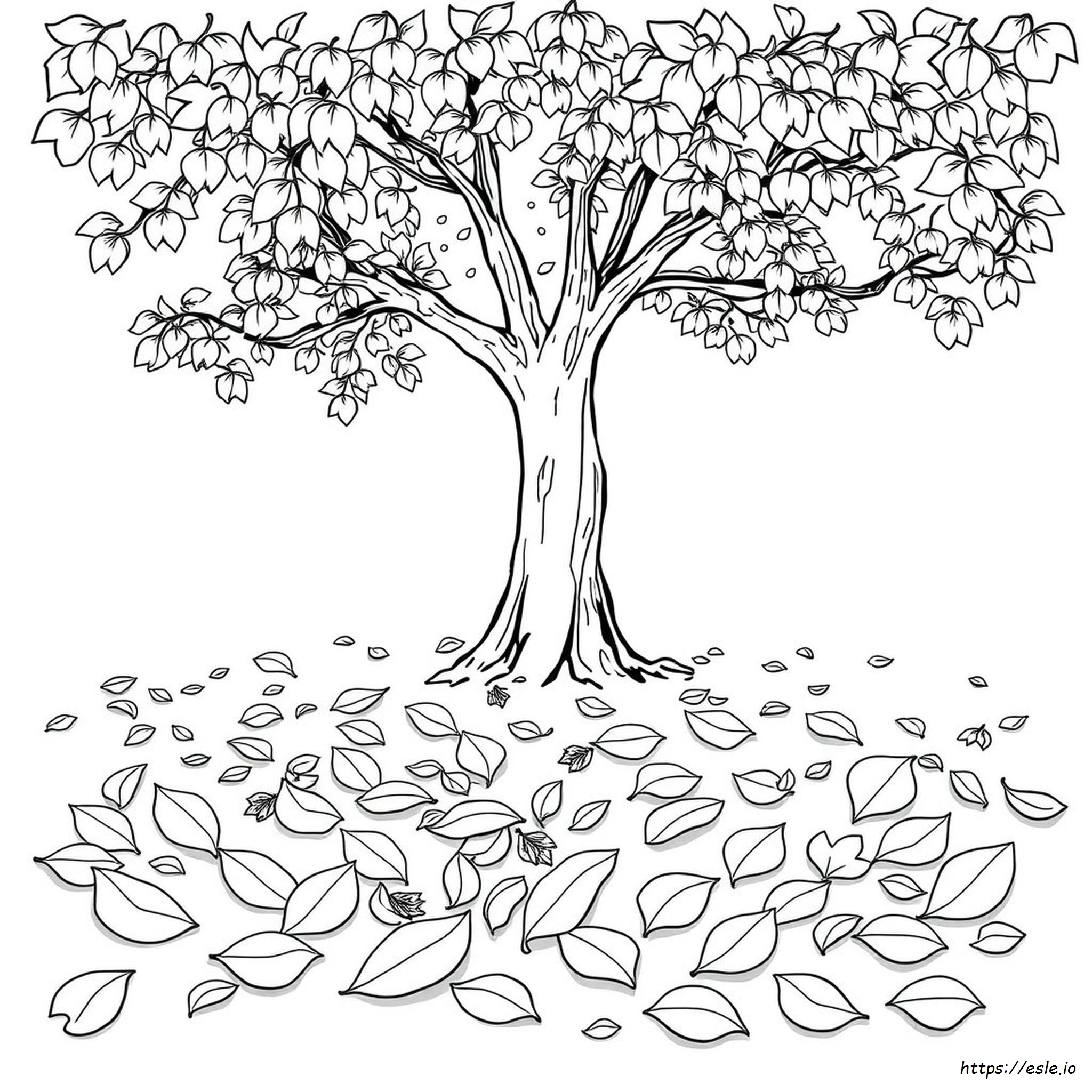 Coloring Pages With Leaves