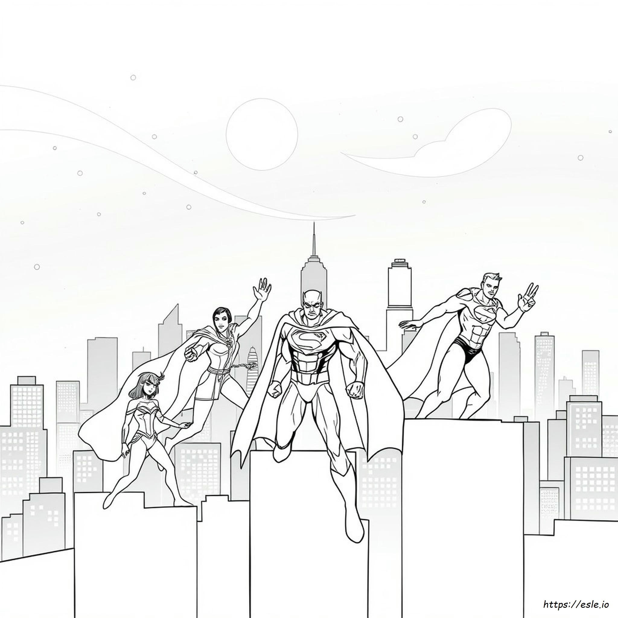 Coloriages Super-Héros Et Super-Vilains