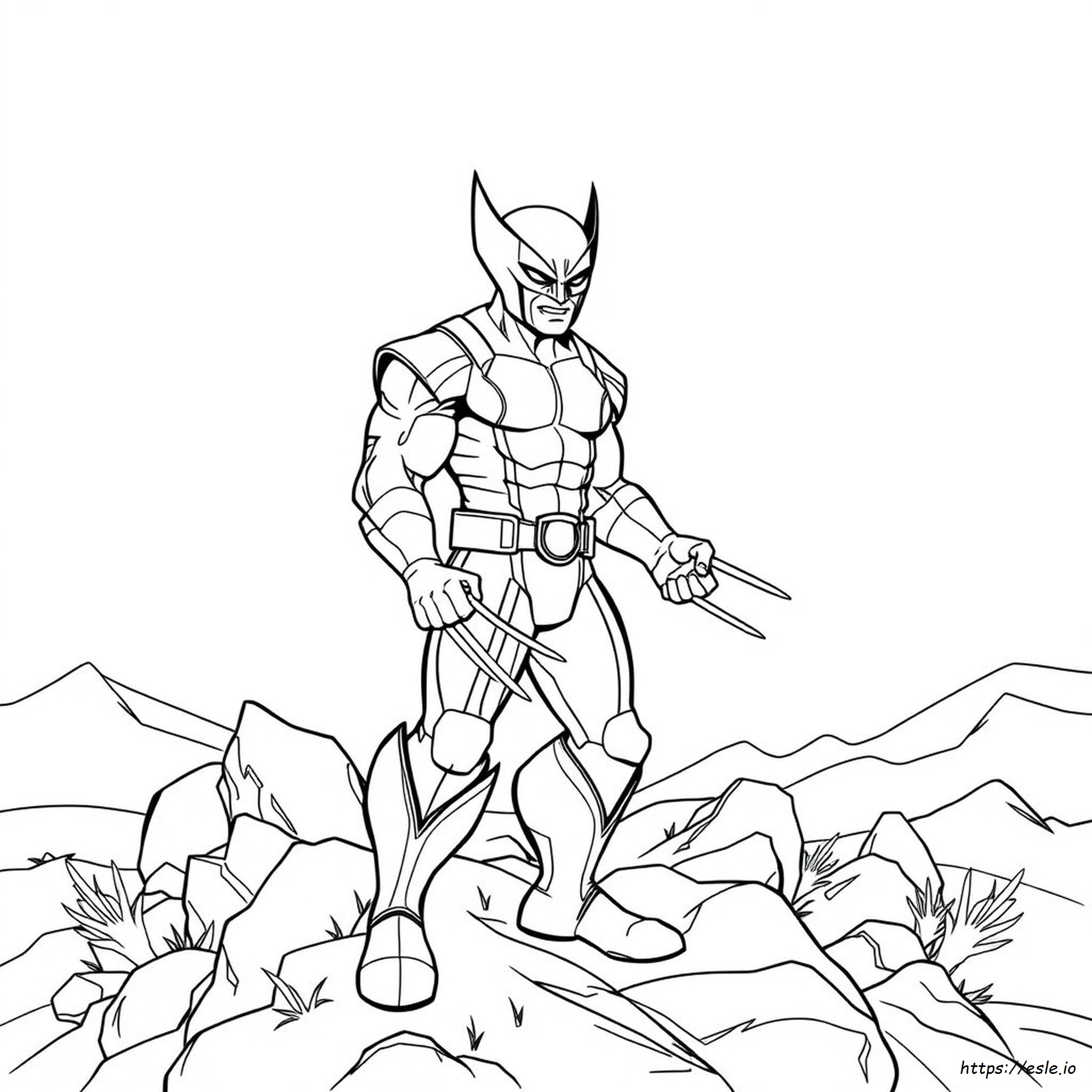 Wolverine Páginas Para Colorear