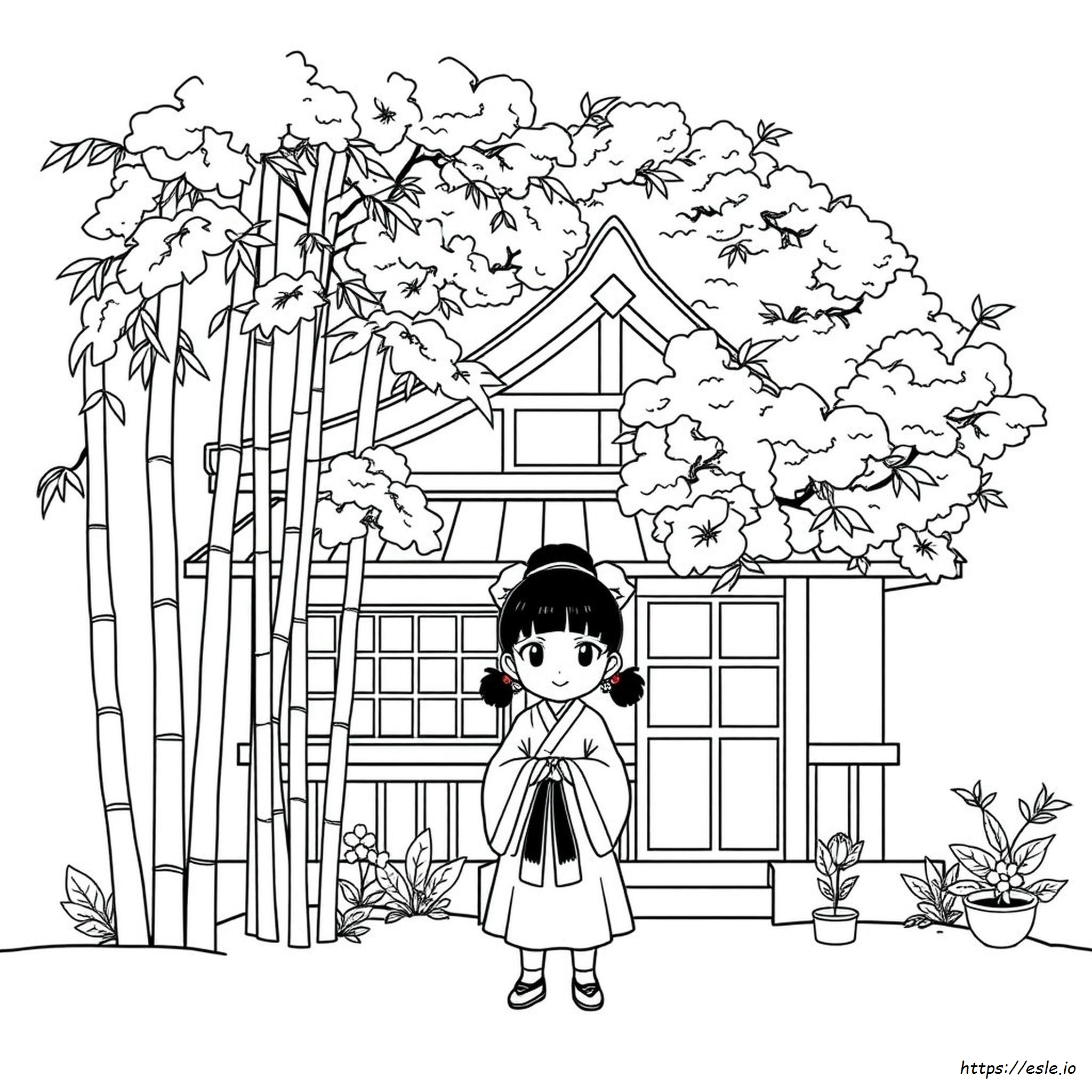 Nezuko Coloring Pages Printable