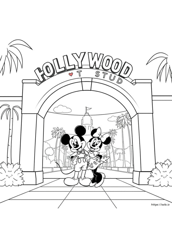 Hollywood Studios Coloring Pages
