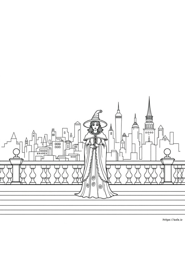 Glinda Elphaba Színező