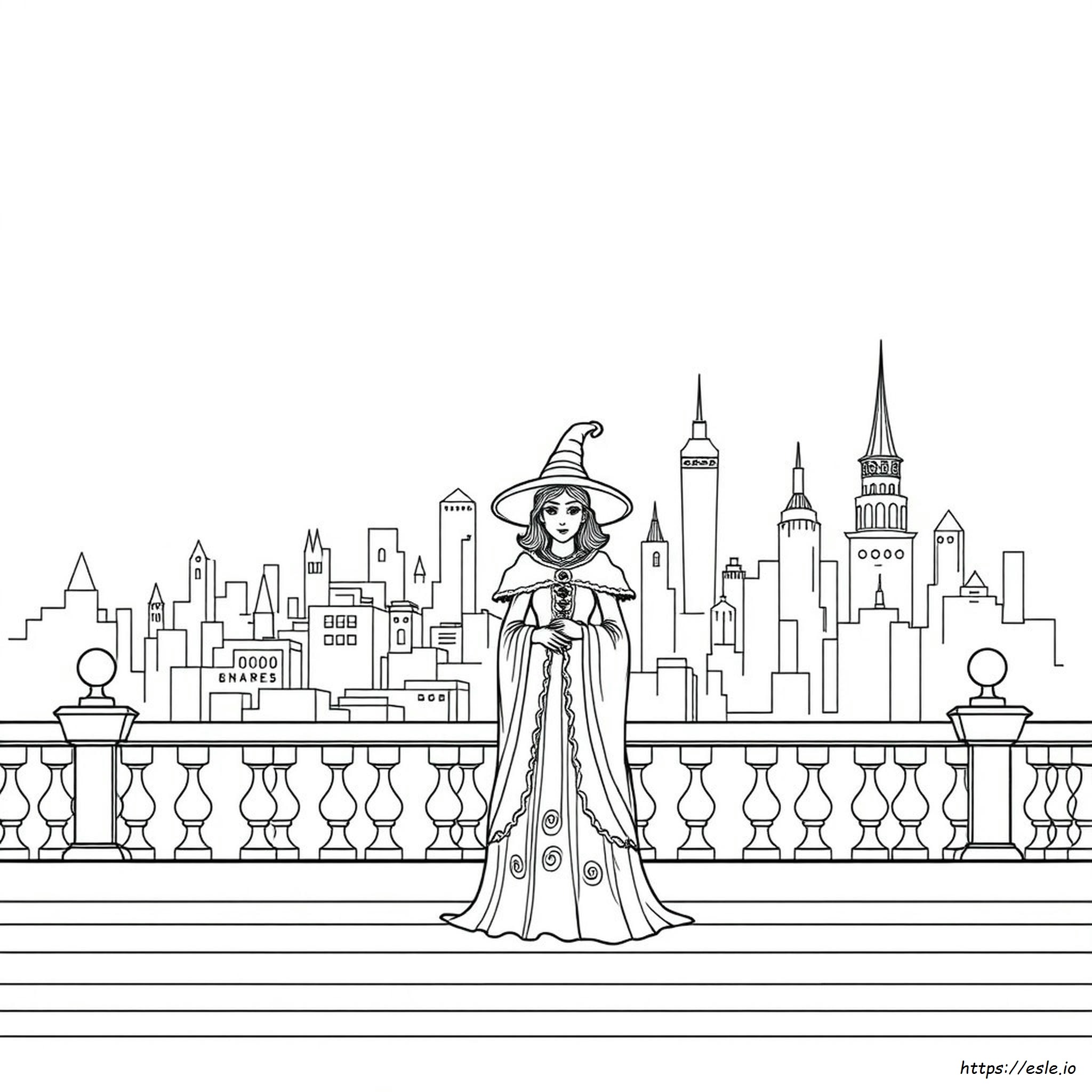 Glinda Elphaba Coloring Page