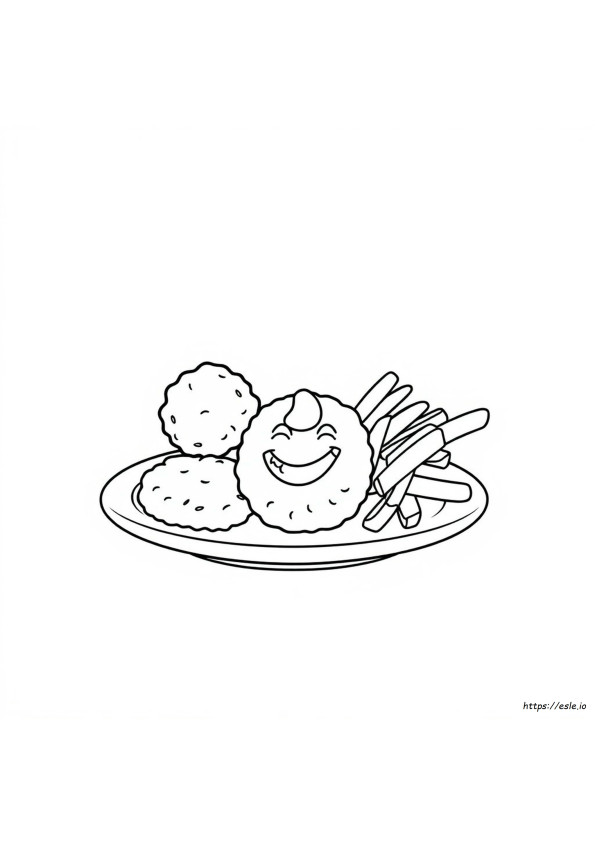 Nuggets Coloring Pages