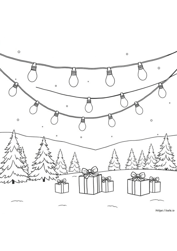 Coloriage Ampoule De Noël À Imprimer Gratuit