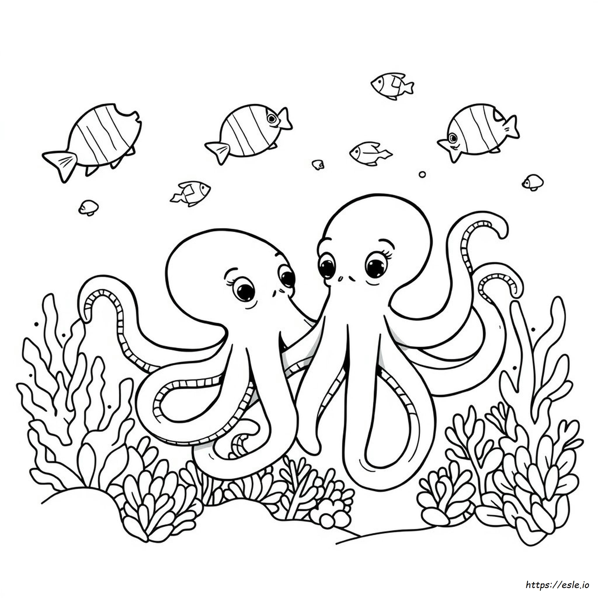 Octopus Coloring Pages To Print