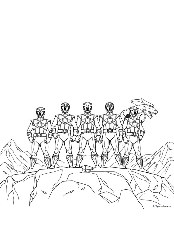 Power Rangers: Libro Da Colorare Per Adulti