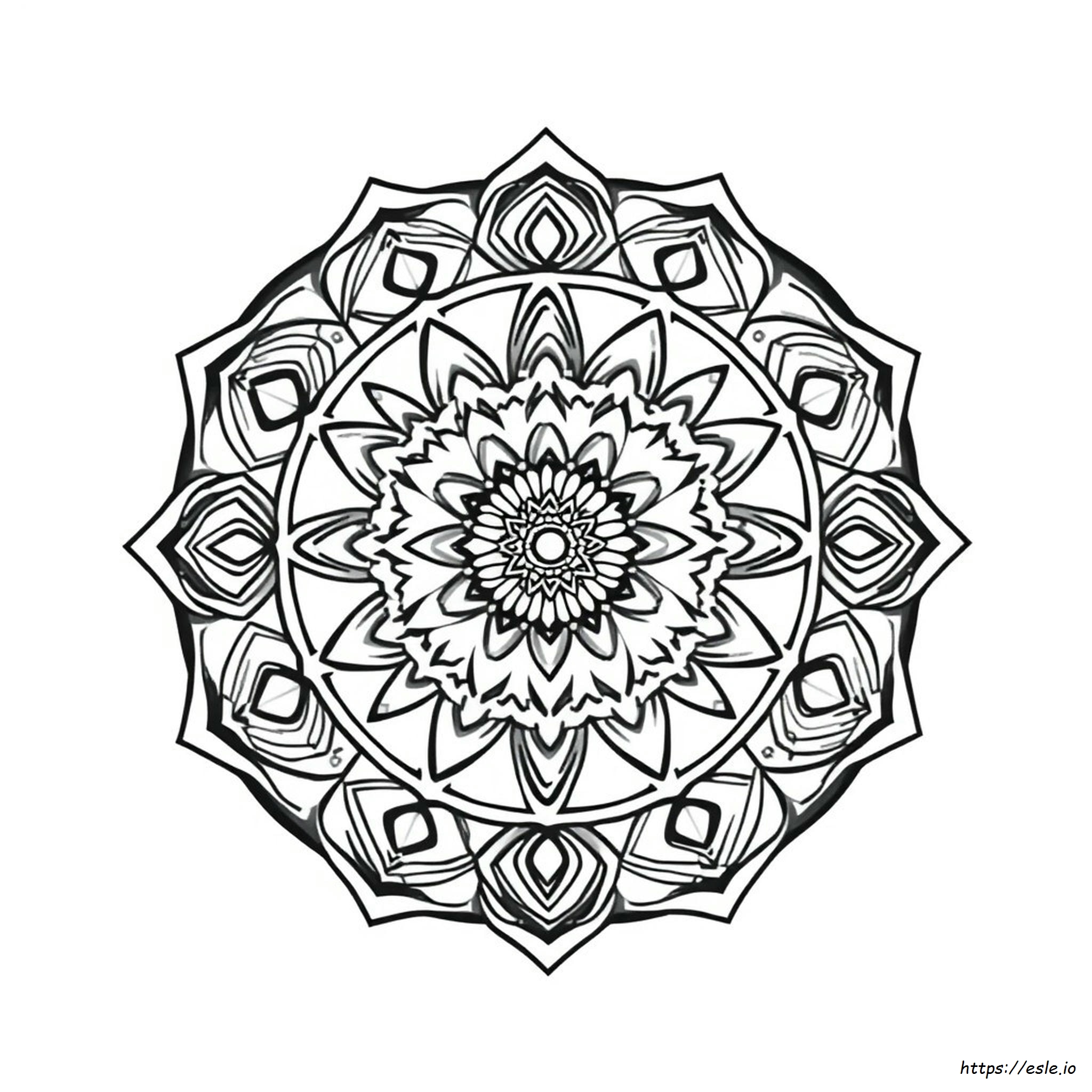 Coloriage Mandala À Imprimer