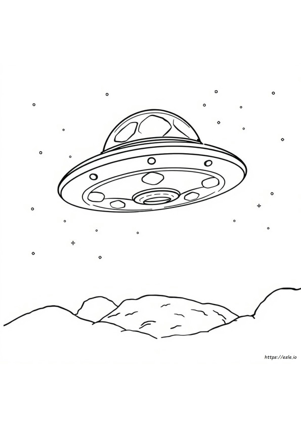 Realistische Ufo Ausmalbilder