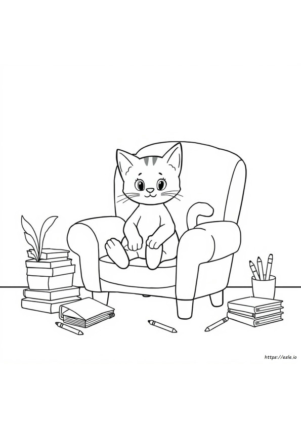 Gabby Cat Para Colorir