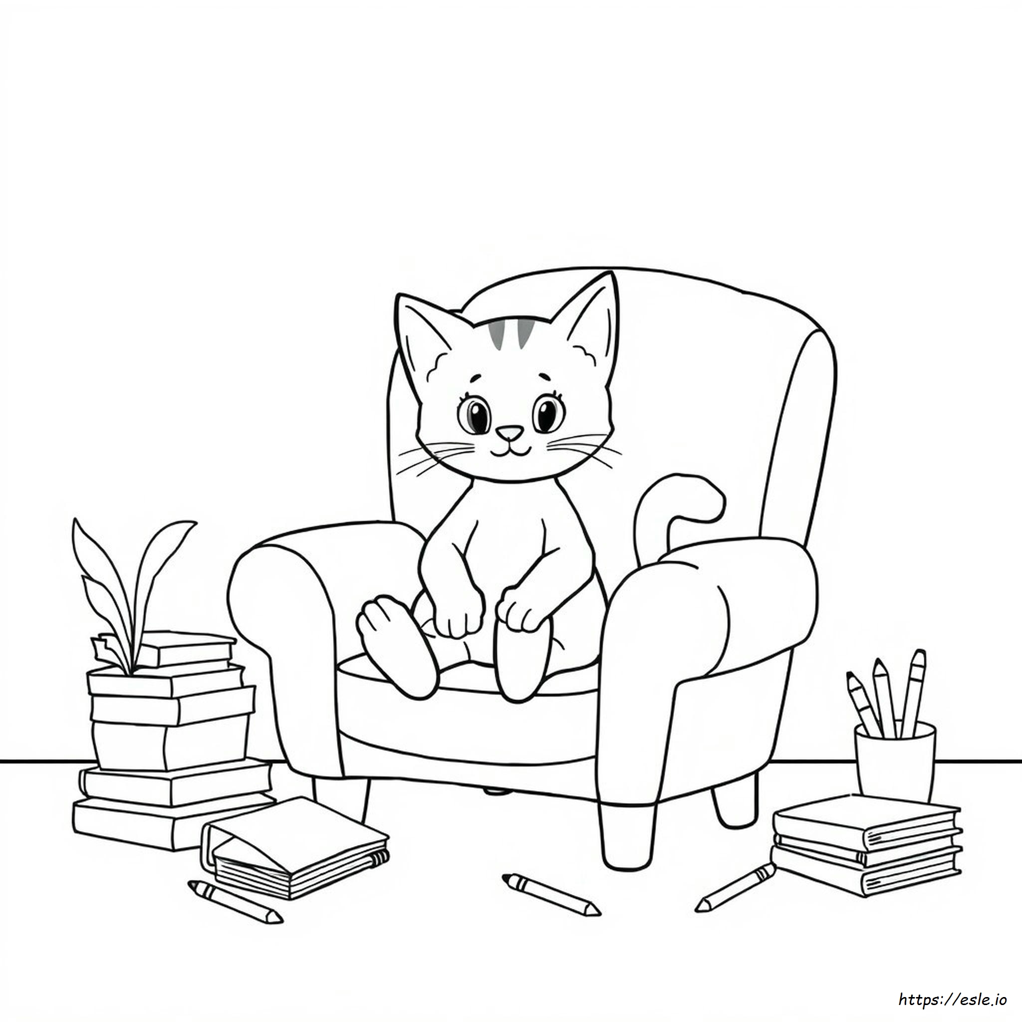 Gabby Cat Colouring Pages