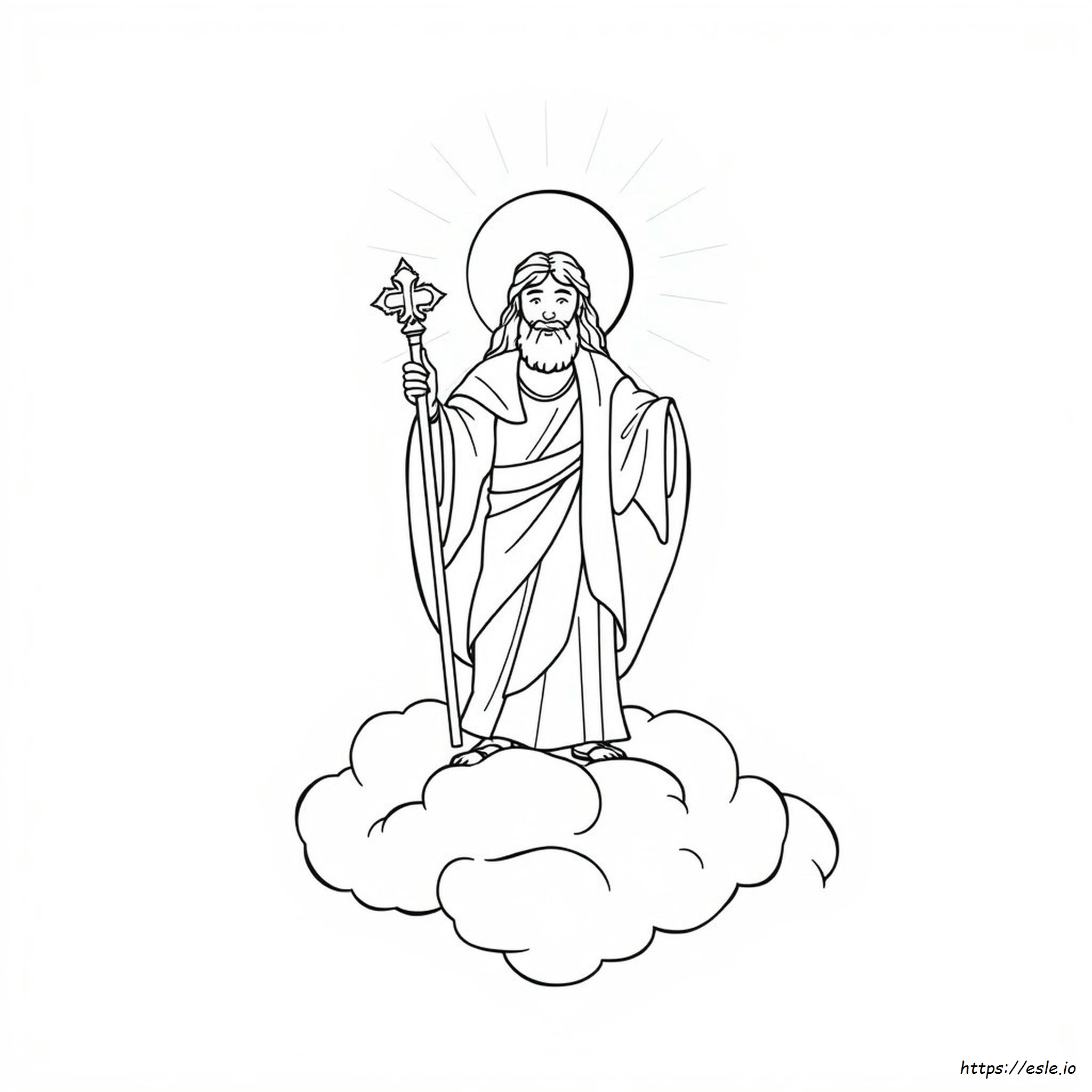 Coloriage Théophanie